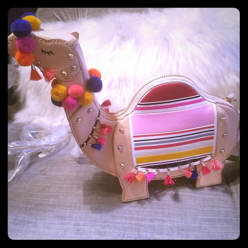 NWT First Ed. Rare Kate Spade Camel Novelty Bag